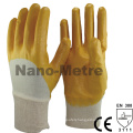 NMSAFETY Heavy duty industrial  blue nitrile gloves for resistant oil  work glove